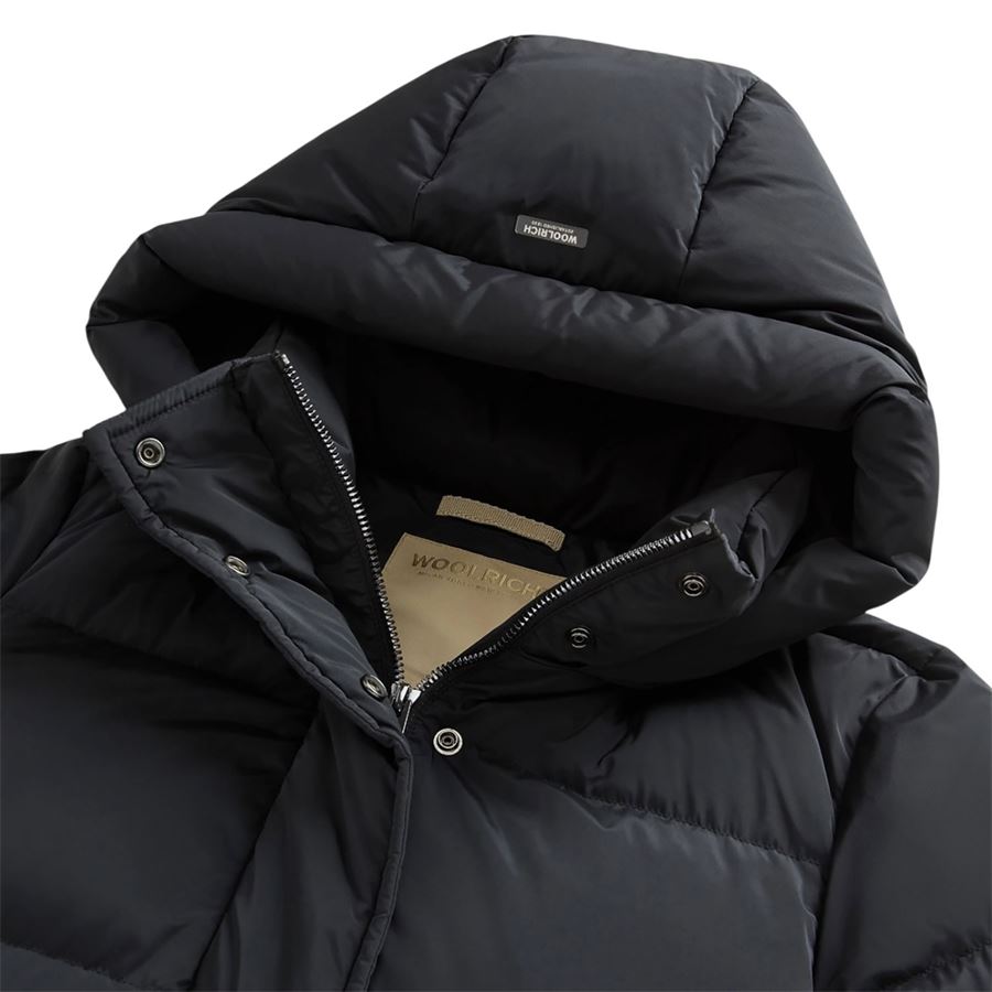 Kelly piumino lungo da donna con cappuccio rimovibile Woolrich | CFWWOU2088100